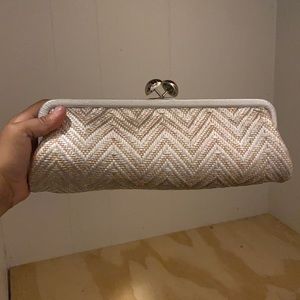 COACH A0993-13592 Amanda Silver Darcy Clutch Bag